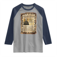 Harriet Tubman Raglan Shirt Womens History Month Gift
