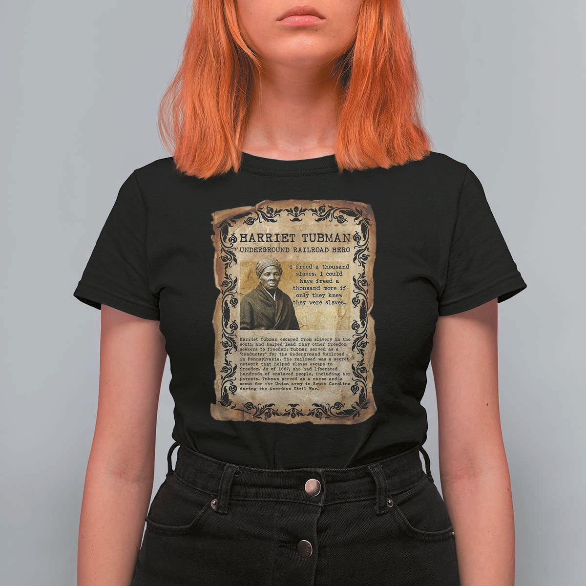 Harriet Tubman T Shirt For Women Womens History Month Gift