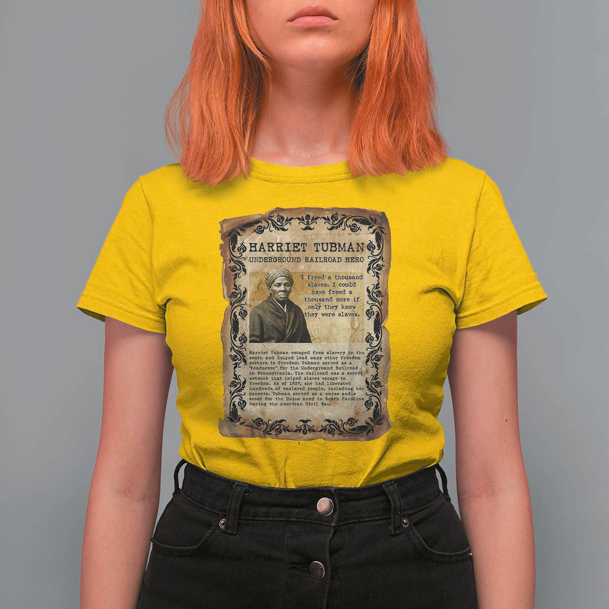 Harriet Tubman T Shirt For Women Womens History Month Gift