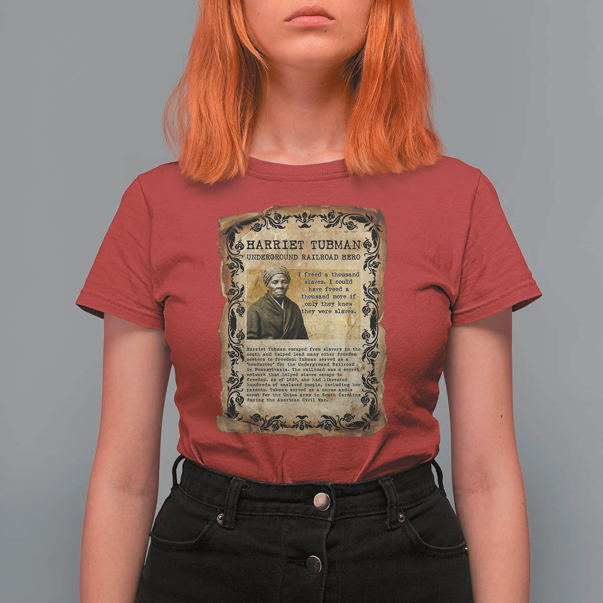 Harriet Tubman T Shirt For Women Womens History Month Gift