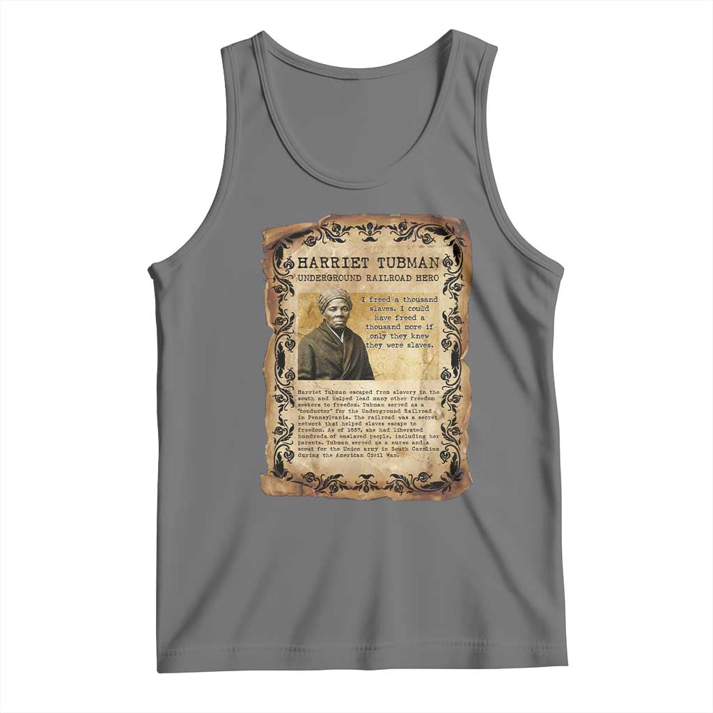 Harriet Tubman Tank Top Womens History Month Gift