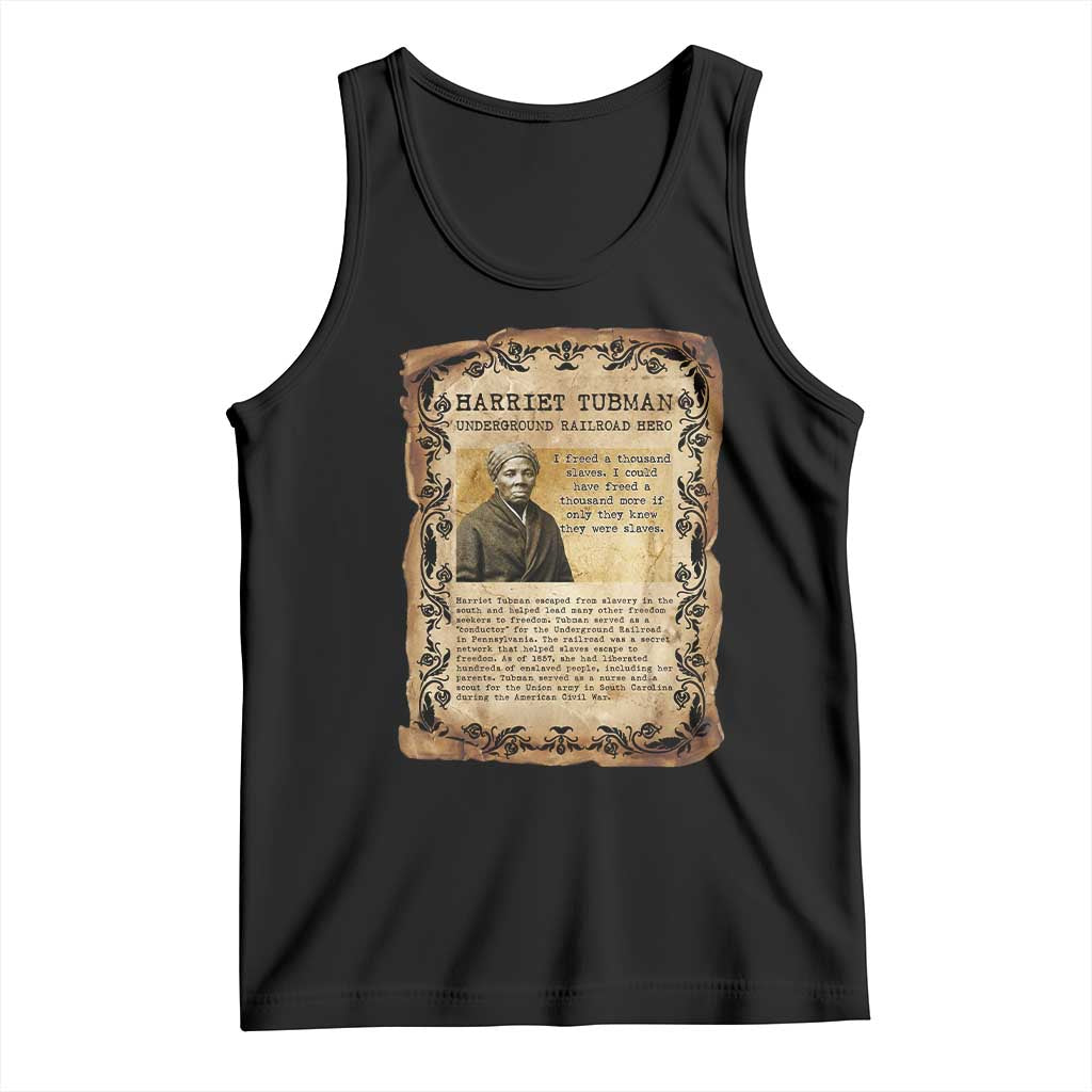 Harriet Tubman Tank Top Womens History Month Gift