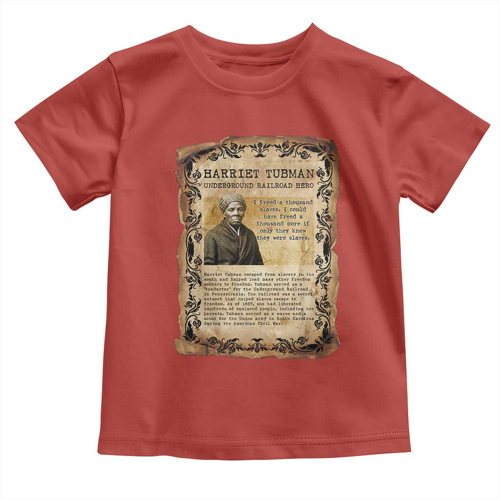 Harriet Tubman Toddler T Shirt Womens History Month Gift