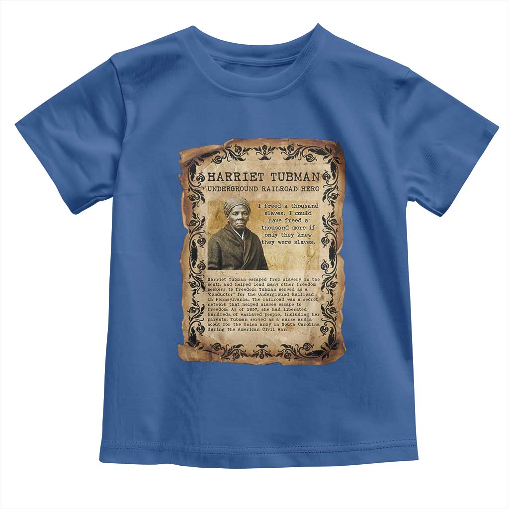 Harriet Tubman Toddler T Shirt Womens History Month Gift