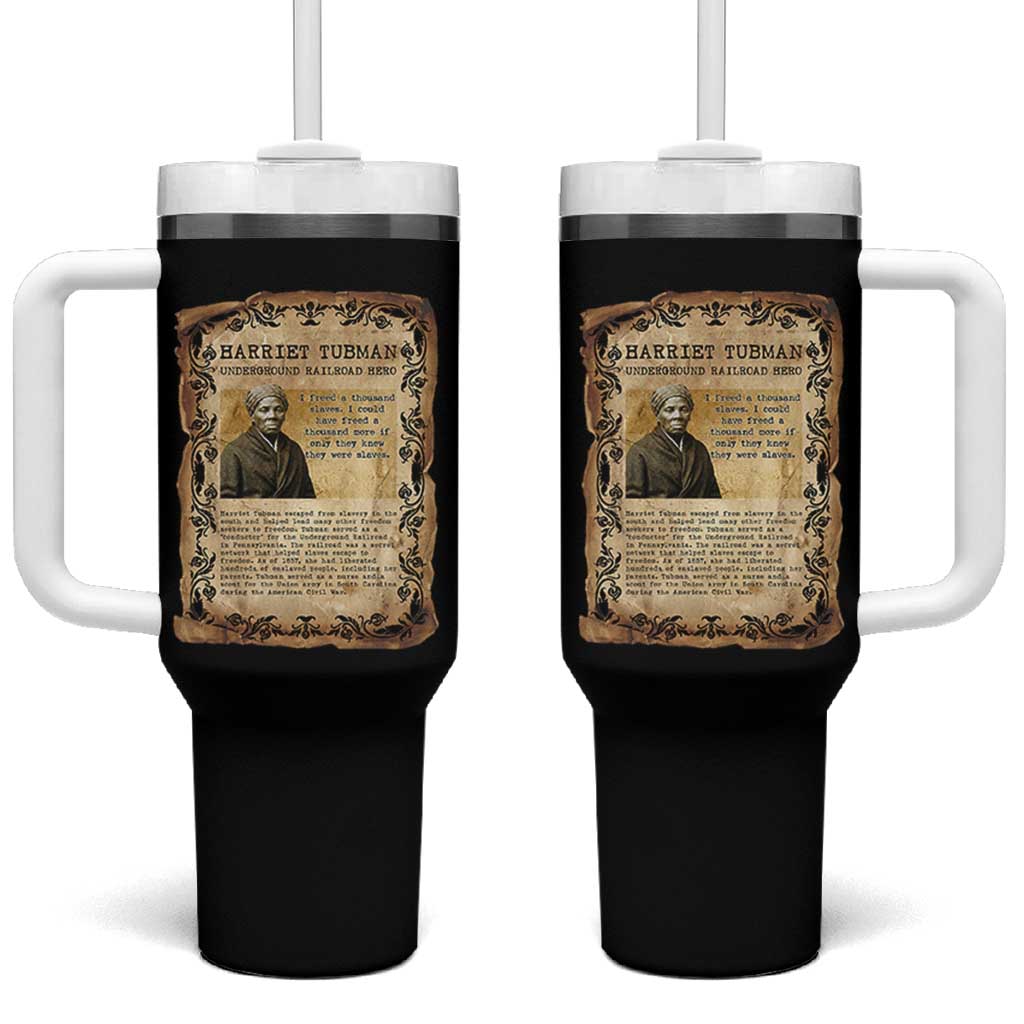 Harriet Tubman Tumbler With Handle Womens History Month Gift