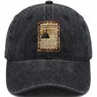 Harriet Tubman Washed Cotton Baseball Cap Womens History Month Gift