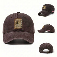 Harriet Tubman Washed Cotton Baseball Cap Womens History Month Gift