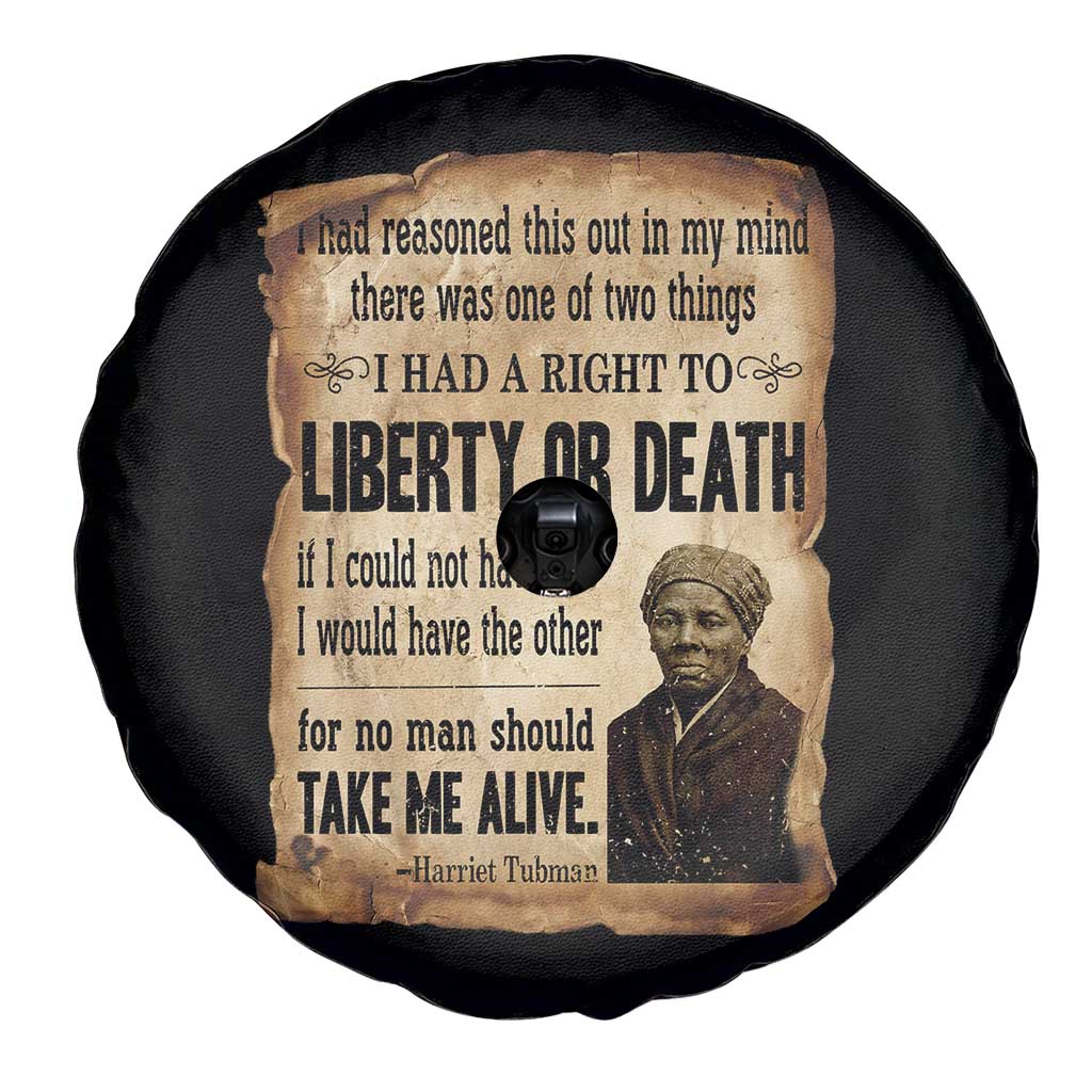 Harriet Tubman Spare Tire Cover Liberty Or Death Black History Legacy