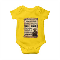 Harriet Tubman Baby Onesie Liberty Or Death Black History Legacy