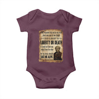 Harriet Tubman Baby Onesie Liberty Or Death Black History Legacy