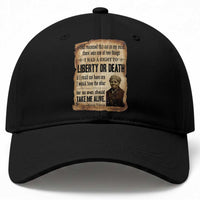 Harriet Tubman Baseball Cap Liberty Or Death Black History Legacy