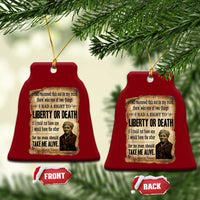 Harriet Tubman Ceramic Ornament Liberty Or Death Black History Legacy
