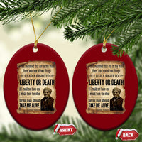 Harriet Tubman Ceramic Ornament Liberty Or Death Black History Legacy