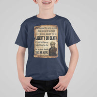 Harriet Tubman T Shirt For Kid Liberty Or Death Black History Legacy