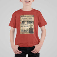 Harriet Tubman T Shirt For Kid Liberty Or Death Black History Legacy