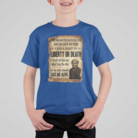 Harriet Tubman T Shirt For Kid Liberty Or Death Black History Legacy