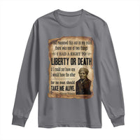 Harriet Tubman Long Sleeve Shirt Liberty Or Death Black History Legacy