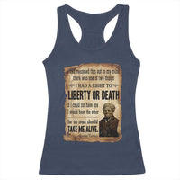 Harriet Tubman Racerback Tank Top Liberty Or Death Black History Legacy