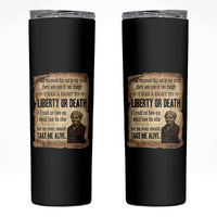 Harriet Tubman Skinny Tumbler Liberty Or Death Black History Legacy