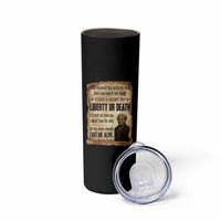 Harriet Tubman Skinny Tumbler Liberty Or Death Black History Legacy