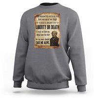 Harriet Tubman Sweatshirt Liberty Or Death Black History Legacy