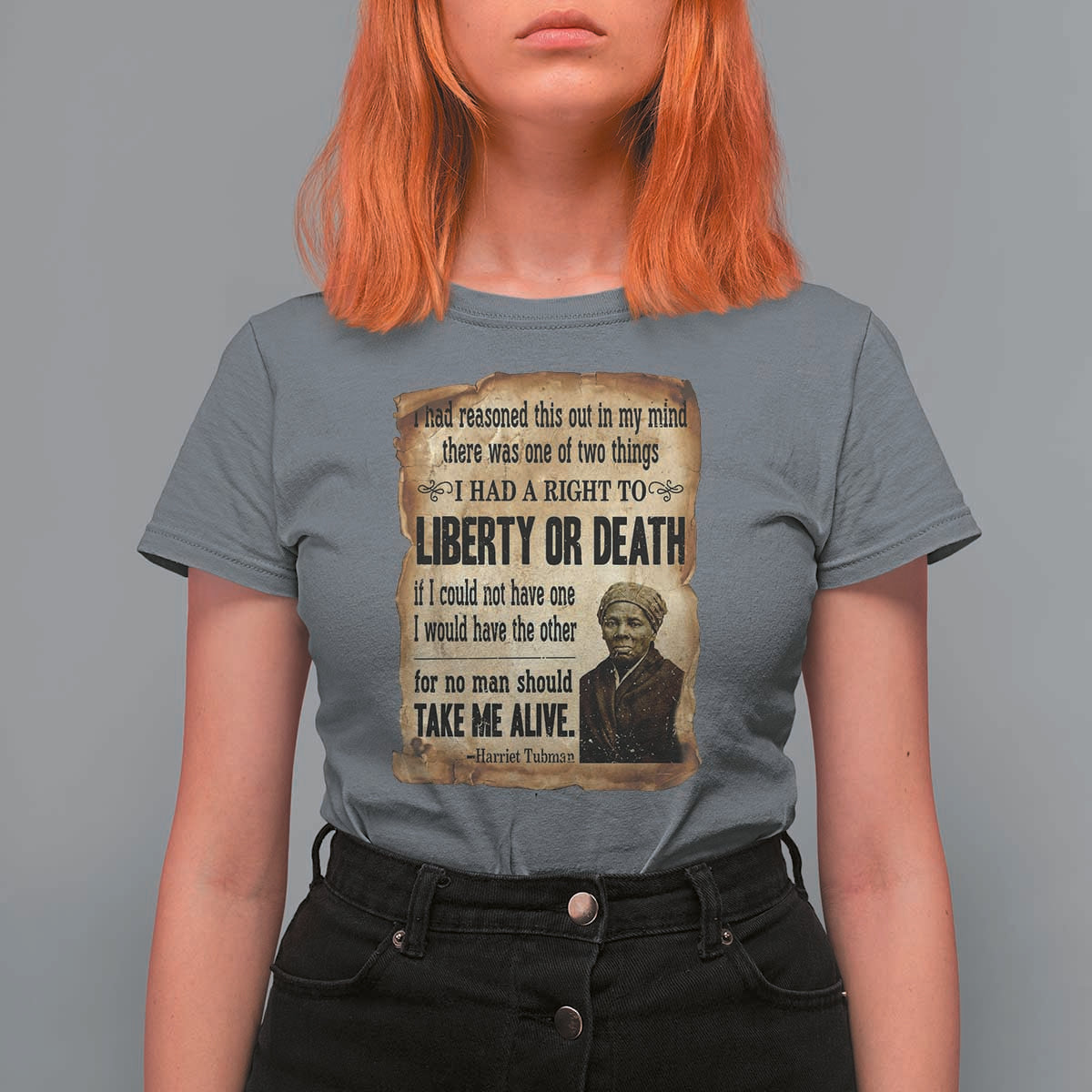 Harriet Tubman T Shirt For Women Liberty Or Death Black History Legacy