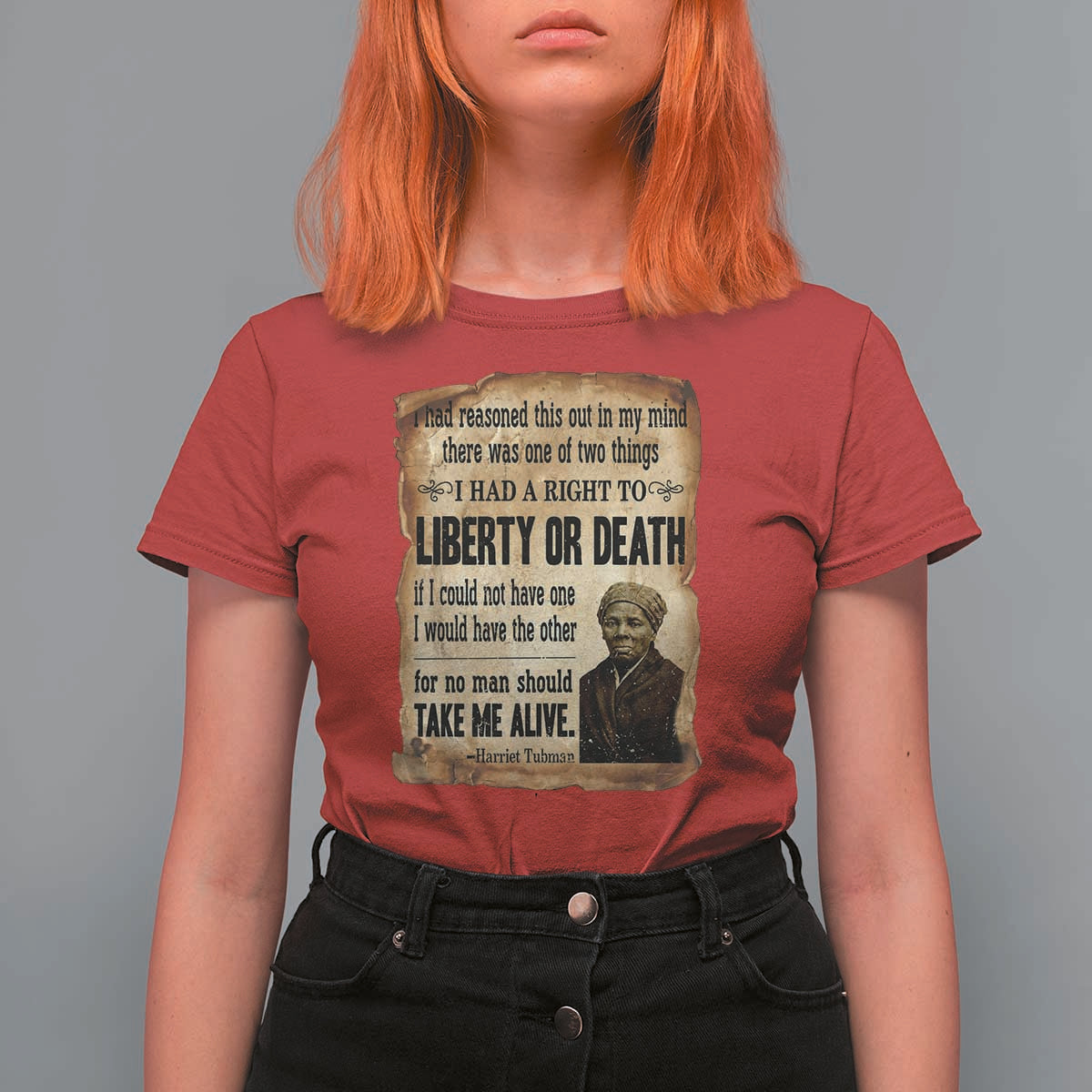 Harriet Tubman T Shirt For Women Liberty Or Death Black History Legacy