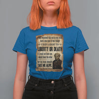 Harriet Tubman T Shirt For Women Liberty Or Death Black History Legacy