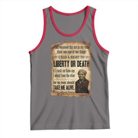 Harriet Tubman Tank Top Liberty Or Death Black History Legacy