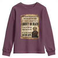 Harriet Tubman Youth Sweatshirt Liberty Or Death Black History Legacy