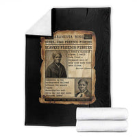 Harriet Tubman Newspaper Throw Blanket Slavery Freedom Fighter Historical
