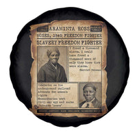 Harriet Tubman Newspaper Spare Tire Cover Slavery Freedom Fighter Historical