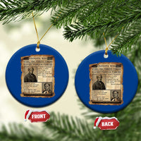 Harriet Tubman Newspaper Ceramic Ornament Slavery Freedom Fighter Historical