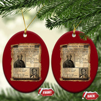 Harriet Tubman Newspaper Ceramic Ornament Slavery Freedom Fighter Historical