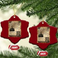Harriet Tubman Newspaper Ceramic Ornament Slavery Freedom Fighter Historical