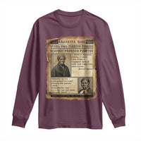 Harriet Tubman Newspaper Long Sleeve Shirt Slavery Freedom Fighter Historical