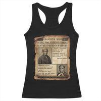 Harriet Tubman Newspaper Racerback Tank Top Slavery Freedom Fighter Historical