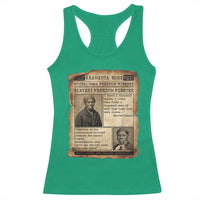 Harriet Tubman Newspaper Racerback Tank Top Slavery Freedom Fighter Historical