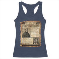 Harriet Tubman Newspaper Racerback Tank Top Slavery Freedom Fighter Historical