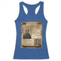 Harriet Tubman Newspaper Racerback Tank Top Slavery Freedom Fighter Historical