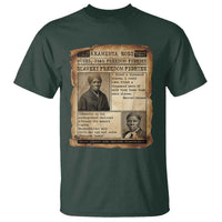 Harriet Tubman Newspaper T Shirt Slavery Freedom Fighter Historical
