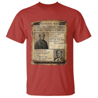 Harriet Tubman Newspaper T Shirt Slavery Freedom Fighter Historical