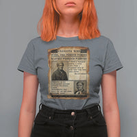 Harriet Tubman Newspaper T Shirt For Women Slavery Freedom Fighter Historical