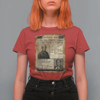 Harriet Tubman Newspaper T Shirt For Women Slavery Freedom Fighter Historical
