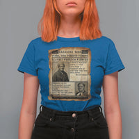 Harriet Tubman Newspaper T Shirt For Women Slavery Freedom Fighter Historical