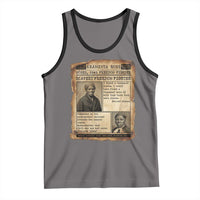 Harriet Tubman Newspaper Tank Top Slavery Freedom Fighter Historical