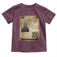 Harriet Tubman Newspaper Toddler T Shirt Slavery Freedom Fighter Historical