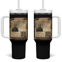 Harriet Tubman Newspaper Tumbler With Handle Slavery Freedom Fighter Historical