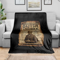 The Underground Railroad Hero Throw Blanket Harriet Tubman Slavery Freedom Fighter Gift