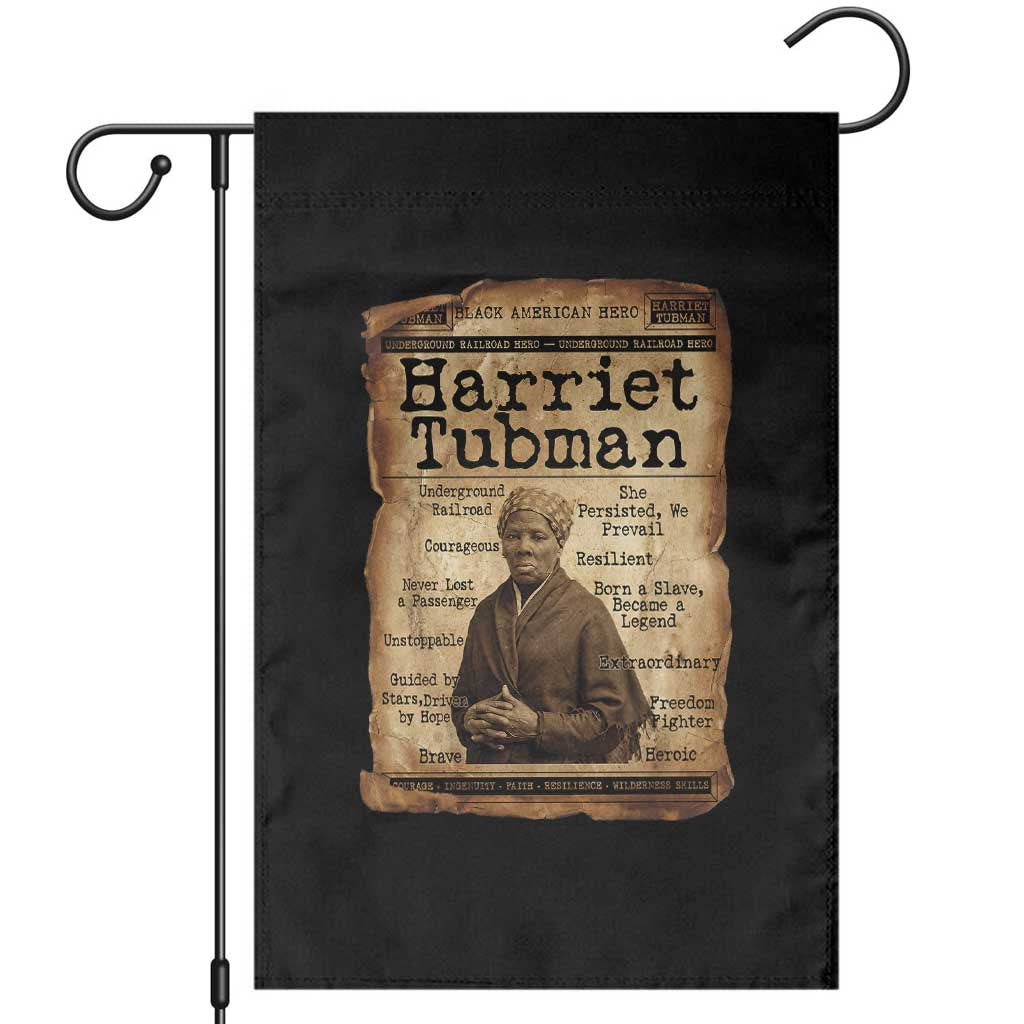 The Underground Railroad Hero Garden Flag Harriet Tubman Slavery Freedom Fighter Gift